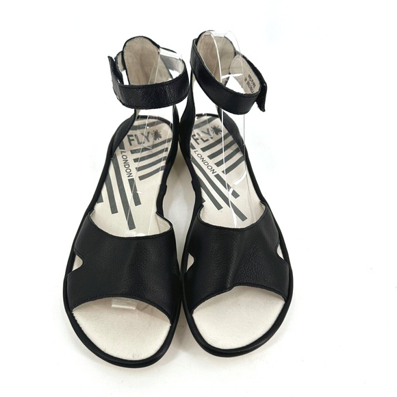 Fly London Womens Mafi Sandals Size 40/US 9 Comfort Leather Boho Minimalist - Picture 5 of 9